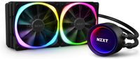 مبرد سائل NZXT Kraken X53 RGB 240 ملم - RL-KRX53-R1  مبرد سائل معالج مركزية AIO RGB تصميم مرآة إنفينيتي دوارة  مضخة محسنة  تعمل بواسطة CAM V4 موصل RGB - مراوح الرادياتير RG V2 120 ملم (2 مدرجة)