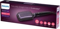 Philips StyleCare Essential  Heated Straightening Brush Tourmaline Ceramic Coating  2 Temperature Settings Hair Straightener ThermoProtect Technology BHH880/03