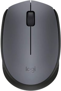 Logitech M170 Wireless Mouse, 2.4 GHz with USB Nano Receiver, Optical Tracking, 12-Months Battery Life, Ambidextrous, PC / Mac / Laptop - Grey