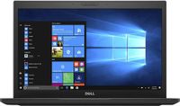 Dell Latitude 7280 12.5Display Intel Ci5-6th 8GB RAM SSD 128GB Intel Graphics, ENG ARA KB, Black