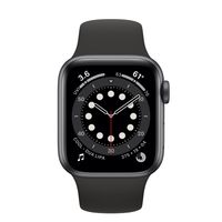 Apple Watch Series 6, 44mm, GPS, Space Grey Aluminum Case with Black Sport Band