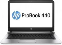 HP ProBook 440 G3, Intel Core i3 6th Generation, 14″ Display, 4GB RAM, 128GB SSD, Windows, Black