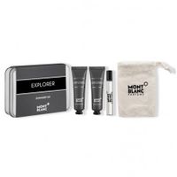 MONT BLANC EXPLORER (M) EDP 7.5ML+SG 30ML+ASB 30ML DISCOVERY KIT SET - Silver