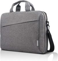 Lenovo T210 Casual Toploader Bag for 15.6 Inch Laptops, Water Repellent Clamshell Case - Grey