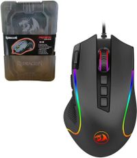 Mouse Gamer Redragon Predator RGB M612-RGB - Black