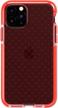 Tech21 Evo Check Phone Case For Iphone 11 Pro - Coral - Antimicrobial Properties With 12 Ft Drop Protection