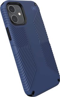 Speck Products Presidio2 Grip Iphone 12 Mini Case, Coastal Blue/Black/Storm Blue