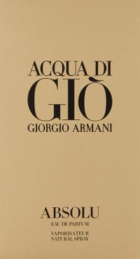 Giorgio Armani Acqua Di Gio Absolu Eu De Parfum 125ml