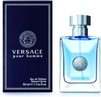 Versace Pour Homme Men's Eau de Toilette, 50 ml