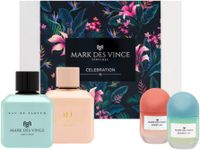 Mark Des Vince Celebration Duo Perfumes Gift Set For Men and Women Eau De Parfum Fabulous and Aqua Man + Concentrated Perfume Sweet and Aquatic