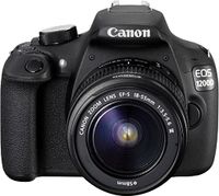 كانون EOS 1200D دي اس ال ار، 18 ميجابكسل مع عدسة 18 - 55 مم - اسود