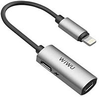 WIWU LT02 Dual Lightning Adapter, Gray