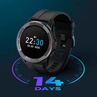 Mibro X1 Sports Smart Watch 1.3-inch Amoled HD And Lightweight Colorful Screen | 38 Sport Modes Compromise | 24/7 Health Monitoring | 2-Weeks Battery Life | 5ATM Waterproof - Black, Standard