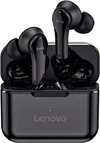 Lenovo QT82 Bluetooth Earphone TWS Wireless In-ear HiFi Music Stereo Headset IPX5 Sport Headset Touch Control Headphone (Black)