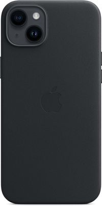 Apple iPhone 14 Plus Leather Case with MagSafe - Midnight ​​​​​​​