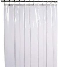 Kuber IndUStries Pvc 12 Pieces 0.45 Mm Ac Curtain -9 Feet (Transparent) -Ctktc8530, Standard (Ctktc08530)