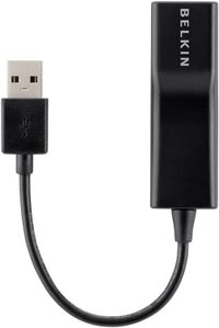 بلكن محول ايثرنت سريع USB 2.0 بسرعة 10/100 ميجابت لكل ثانية لاجهزة ماك بوك/الترا بوك