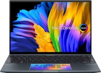 ASUS Zenbook 14X OLED UX5400ZB-KN096W (Pine Grey) 12th Gen Intel Core i7 16GB 512GB SSD, NV MX550 2GB VRAM, WIN11 HOME, 14" 2.8K OLED Touch display, Fingerprint, Backlit-Eng-Arb-KB