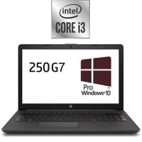 HP نوت بوك 250 G7 بشاشة 15.6 انش، معالج انتل i3/ذاكرة رام 4 جيجابايت/سعة 256 جيجابايت/بطاقة رسومات انتل UHD