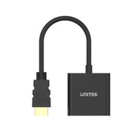 Unitek HDMI to VGA Adapter with 3.5mm for Stereo Audio