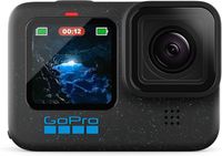 GoPro HERO12 Black - Waterproof Action Camera with 5.3K60 Ultra HD Video, 27MP Photos, HDR, 1/1.9 Inch Image Sensor, Live Streaming, Webcam, Stabilization, Black