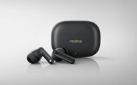 Realme Buds T300 Wireless Earphone 40 Hours Battery Life IP55 Waterproof Active Noise Cancelling Bluetooth 5.3 Headphone - Stylish Black