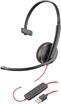 Plantronics Blackwire C3210 Headset 209744-22 Wireless One Size