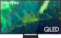 Samsung 75 Inch QLED Flat 4K TV Quantum Processor AI Upscale 100% Color Volume with Quantum Dot Motion Xcelerator Turbo Plus - QA75Q70AAUXUM