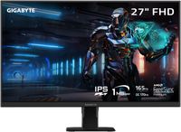 GIGABYTE GS27F 27" 165Hz 1080P Gaming Monitor, 1920 x 1080 SS IPS Display, 1ms (MPRT) Response Time, HDR Ready, FreeSync Premium, 1x Display Port 1.4, 2X HDMI 2.0,Black