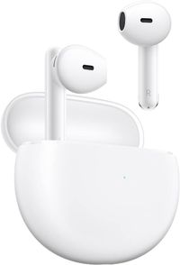 OPPO Official Enco Air W32 True Wireless Earbuds, Bluetooth 5.2, Quick Charge, Noise Cancellation, In-Ear Headset - White