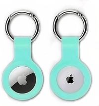 Scotch Boy AirTag Silicone Case Keyring | Keychain Hook Cover AirTag 2021 | Compatible with AirTag Bluetooth Protective Case | Specially Designed For AirTags (Light Blue, same as the photo, One Piece)