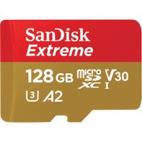 SanDisk Micro SD Extreme Memory Card With Adapter 190MB/S 128GB