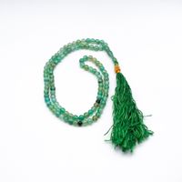 Tasbih Natural Crystal Green Jade Prayer Beads (6mm – 99 beads) Misbaha