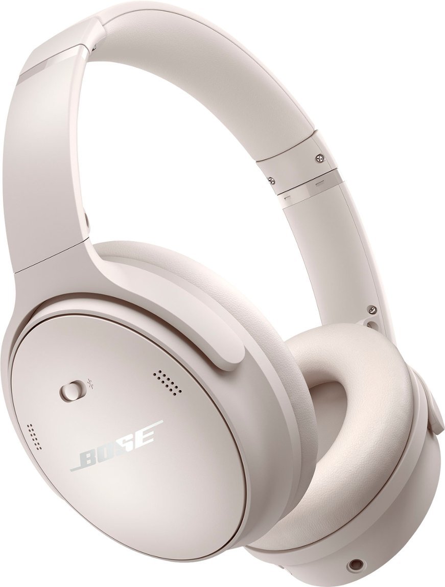 Bose 884367-0200 Quietcomfort Wireless Noise Cancelling Headphone, White Smoke