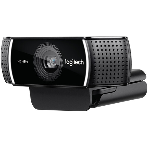 Logitech C922 Pro HD Webcam 1080P Camera for HD Streaming & Recording Videos (960-001087) - Black