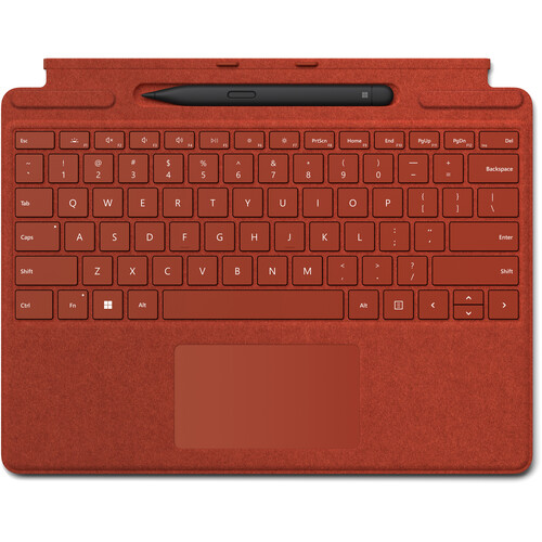 Microsoft Surface Pro Signature Keyboard With Slim Pen 2 (8X6-00021) Poppy Red