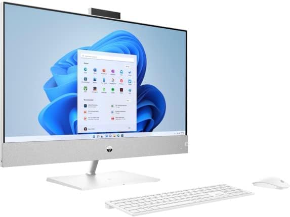 HP Pavilion 27-CA2031 All-in-one Core i5-13400T 13th Gen -  512GB SSD - 8GB - 27 Inch Display -  (1920x1080) Touchscreen Win 11 - Keyboard and  Mouse - White