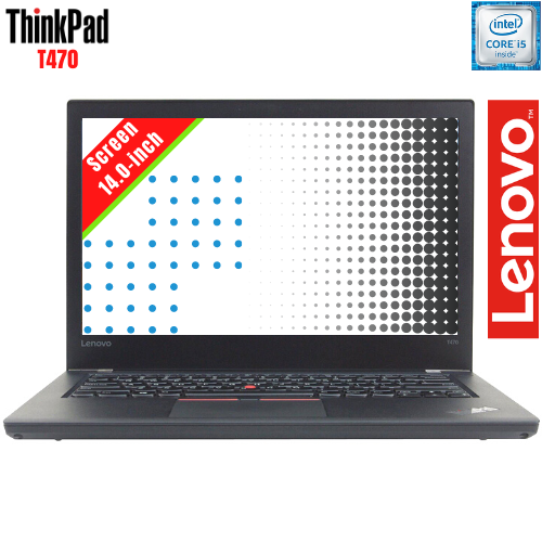 Lenovo ThinkPad T470 Laptop | Intel Core i5-6th Gen | Ram 8GB DDR4 | SSD 256GB | 14-Inch Screen | Windows 10