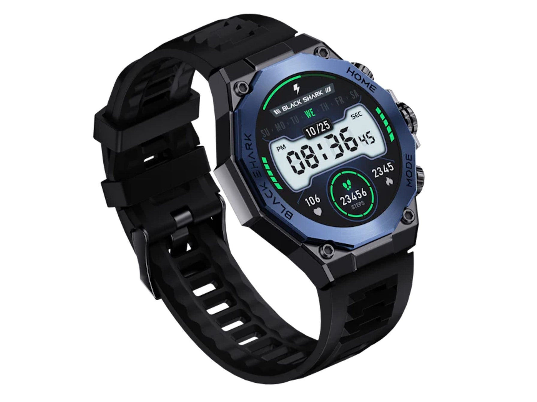 Black Shark S1 Pro Smartwatch 15 Days Battery Life 1.43” AMOLED Display Gaming Health Monitoring Mode 100+ Sports Mode IP68 - Blue