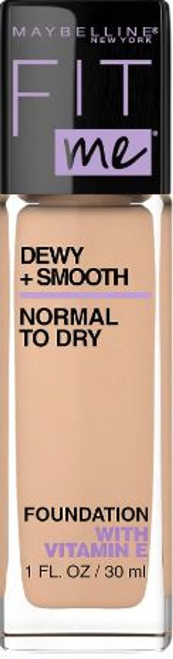 Maybelline® New York FIT ME! Dewy + Smooth Foundation, 125 - Nude Beige