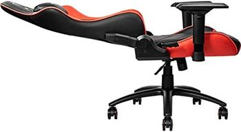 MSI MAG CH120 Gaming Chair - Steel Framework, 180 Degree Reclinable Backrest, 9S6-BOY10D-008 - Black & Red