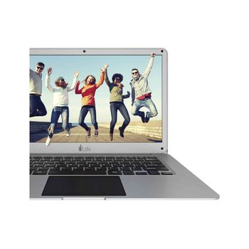 i-Life ZedAir H2 Laptop -Intel Celeron Apollo Lake N3350, 14-Inch, 500GB + 32GB, 3GB, Eng-Arb-KB, Windows 10, Silver