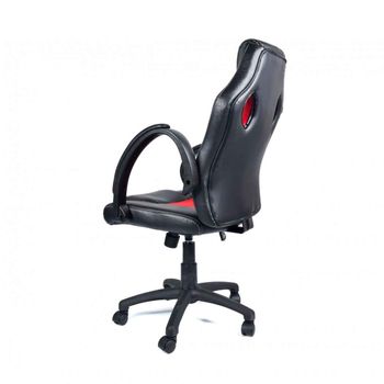 Racoor Gaming Chair, D-305B, Black & Red (66x62x108-116cm)