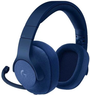 Logitech G433 7.1 Surround Gaming Headset, DTS Headphone:X 3D Positional Audio, 40 mm Pro-G Audio Drivers, Lightweight, Strong, USB and 3.5 mm Audio Jack, PC/Mac/Nintendo Switch/PS4/Xbox One - Blue