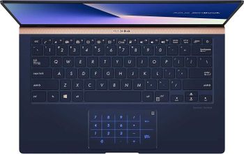 ASUS ZenBook 14 Ultra-Slim Laptop 14” FHD Nano-Edge Bezel, 8th-Gen Intel Core i7-8565U Processor, 16GB LPDDR3, 512GB PCIe SSD, Backlit KB, Numberpad, Windows 10 - UX433FA-Q72SP-CB