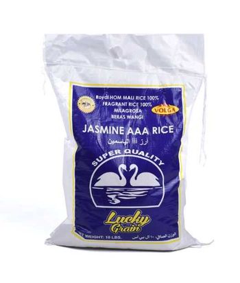 Volga Jasmine AAA Rice 10lbs Lucky Grain