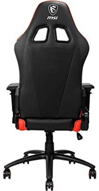 MSI MAG CH120 Gaming Chair - Steel Framework, 180 Degree Reclinable Backrest, 9S6-BOY10D-008 - Black & Red