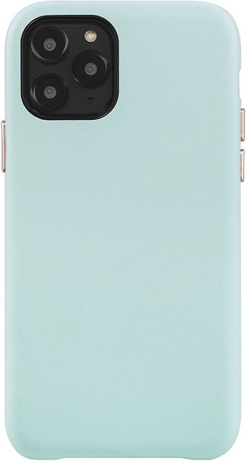 Habitu Macaron Vegan Leather Case for iPhone 11 Pro Mint