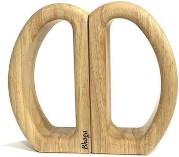 Bhoga Infinity Yoga Block Large Set of 2 Wooden