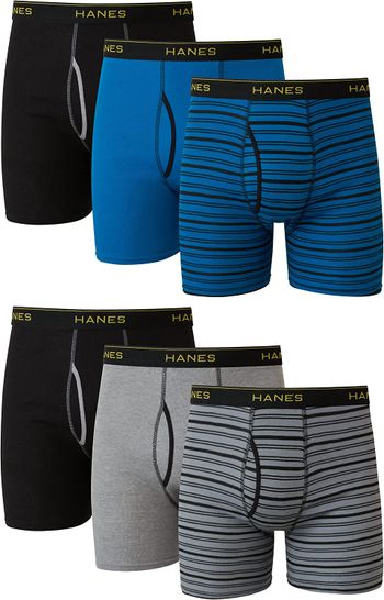 Fruit of the Loom Men's Soft Stretch-Knit Boxer Multipack